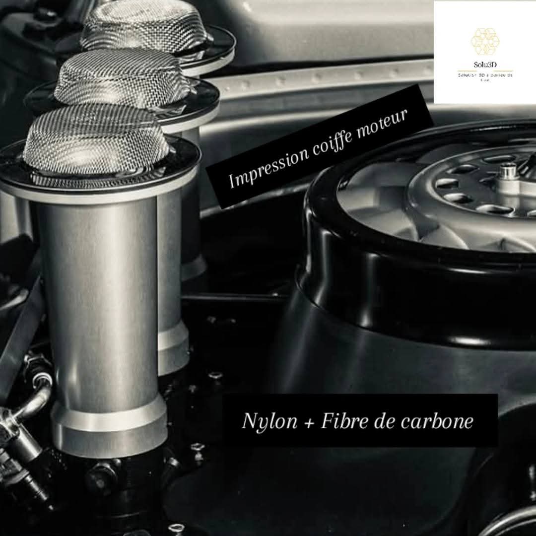 Coiffe moteur Pa12cf Porsche 911 REB