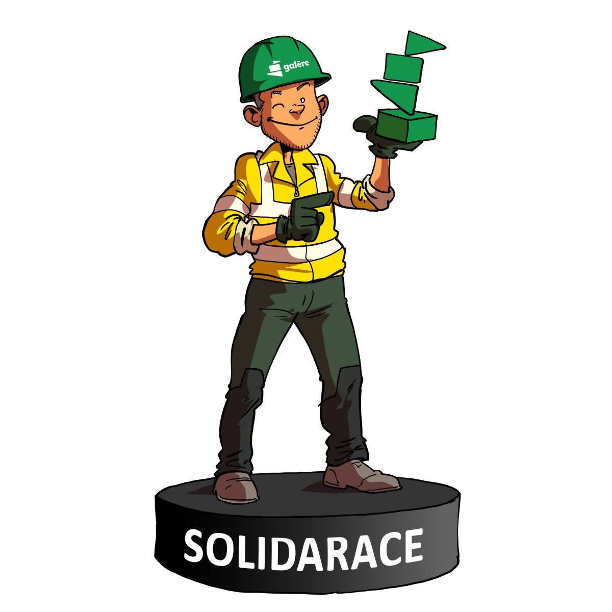 Figurine I.A multicouleurs