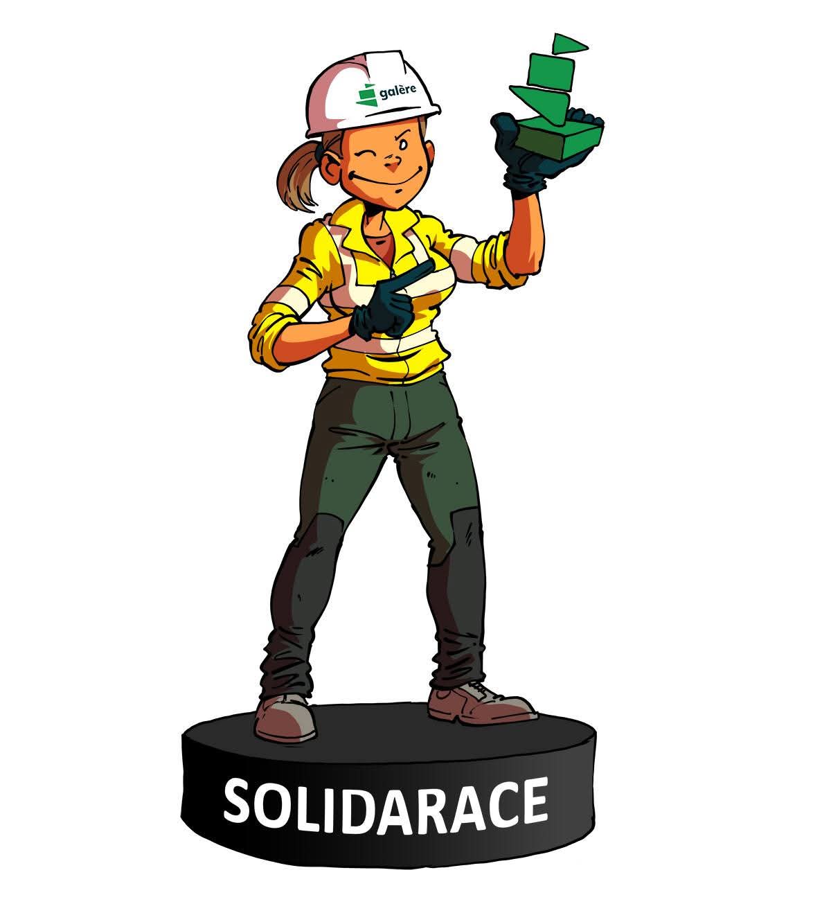 Figurine I.A multicouleurs